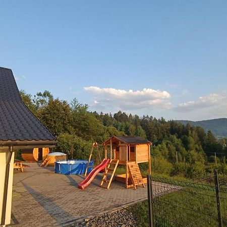 Sarnie Wzgorze Sucha Beskidzka Sauna Jacuzzi Kukow Exteriér fotografie