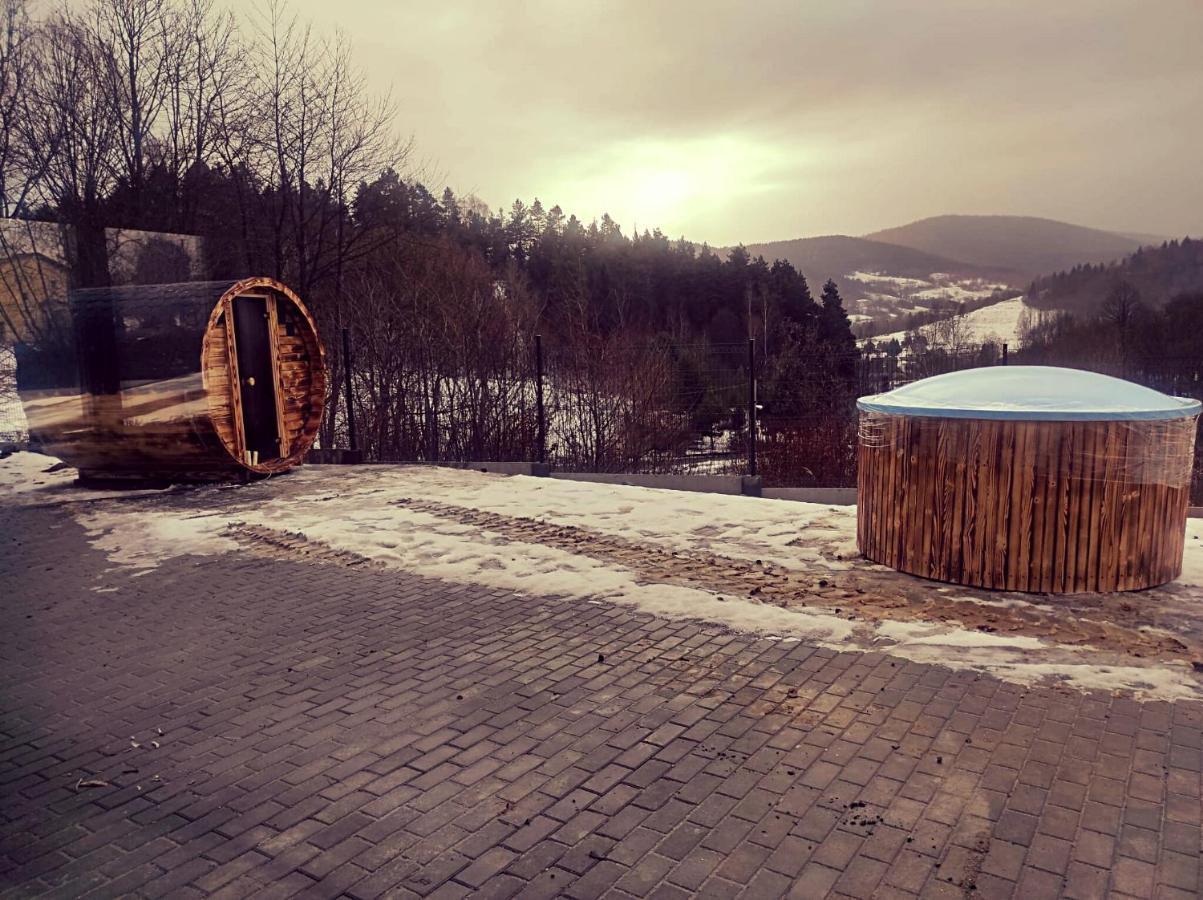 Sarnie Wzgorze Sucha Beskidzka Sauna Jacuzzi Kukow Exteriér fotografie