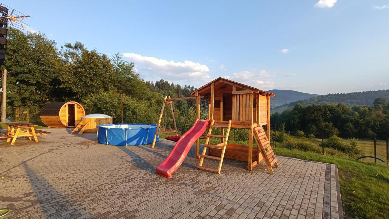 Sarnie Wzgorze Sucha Beskidzka Sauna Jacuzzi Kukow Exteriér fotografie
